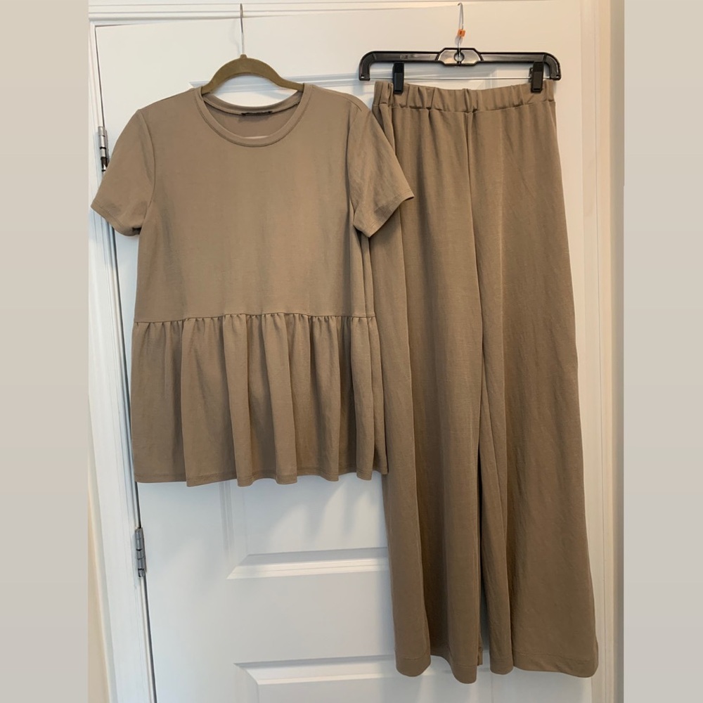 Zara top and pants set